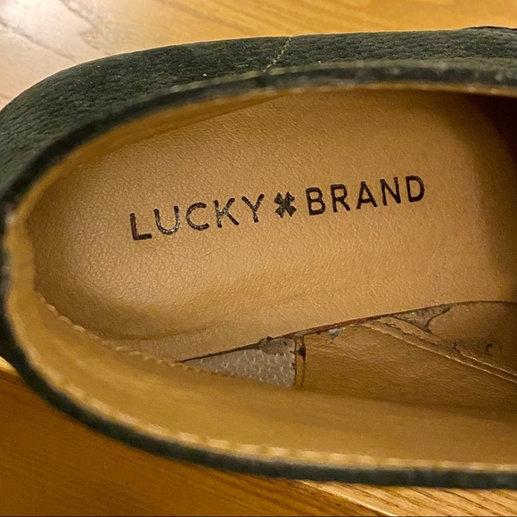 🎉🍀 LUCKY BRAND Junes suede wedge booties - Picture 9 of 10